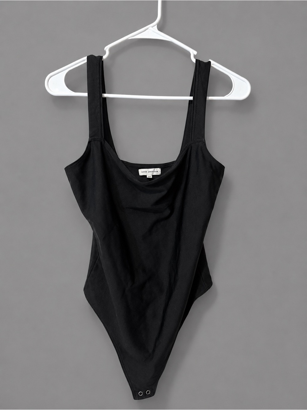 Good American black bodysuit